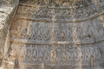 The relief of Shapur I: Chowgan Gorge