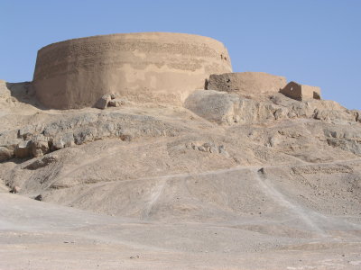 The tower of silence in Yazd