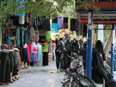 A street view in Yazd
