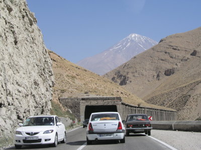On the way from Tehran to Damavand