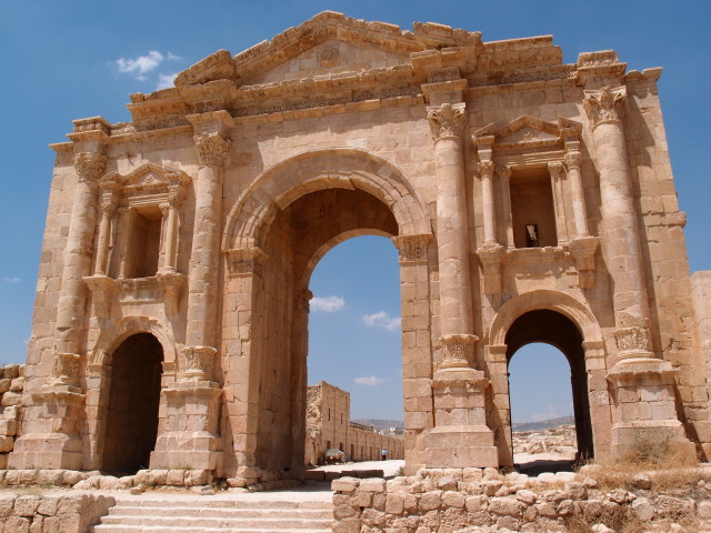 ジェラシュ遺跡：凱旋門 | Hadrian's Arch, Jerash