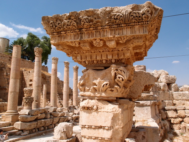 ジェラシュ遺跡：列柱通り | Colonnaded Street, Jerash