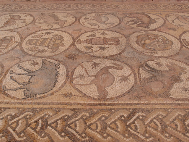 ペトラ：ビザンティン教会モザイク画 | A mosaic of byzantine church, Petra
